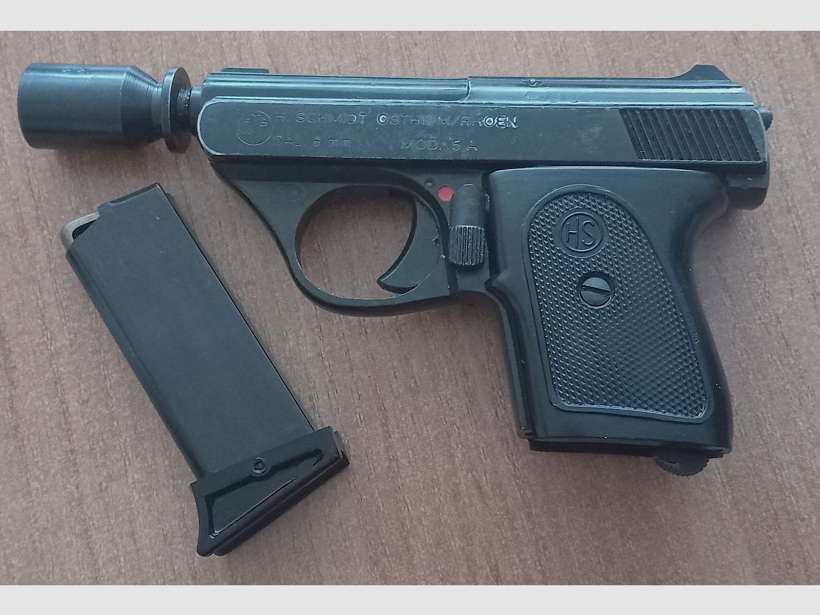 HS Mod.5A Cal. 8 mm Knall/ PTB 100 de 1977