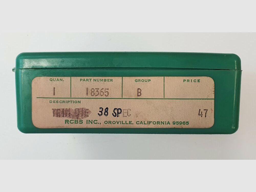 RCBS RCBS Reloader TRIM Die Set, .38 SPEC, imagen 2 de 10