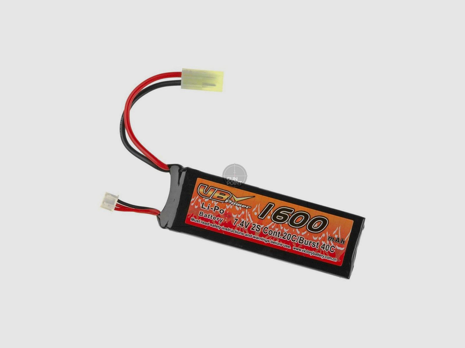 VB Power Lipo 7.4V 1600mAh 20C Mini Type