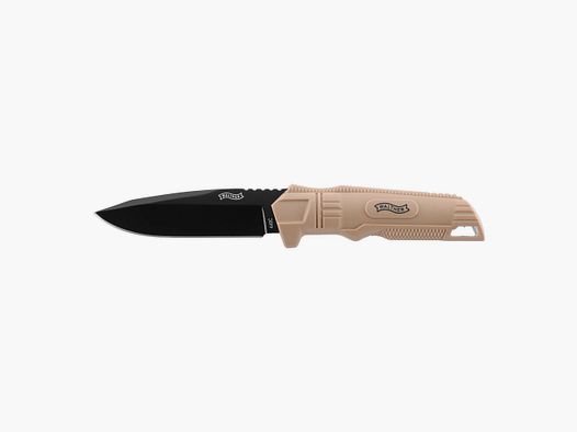 Cuchillo Walther Buk Hoja Fija Negra FDE