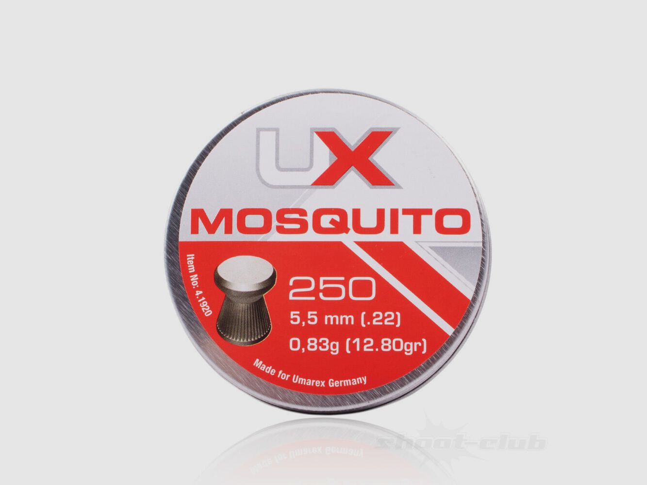 UMAREX Mosquito G2 Diabolo z Płaską Głową 5,5mm / 0,83 g / 250 szt.