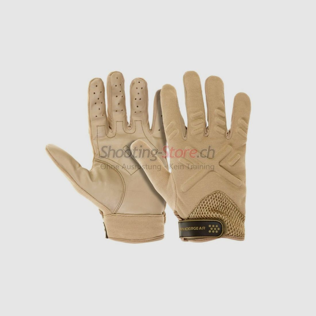 Invader Gear Shooting Gloves Tan XL