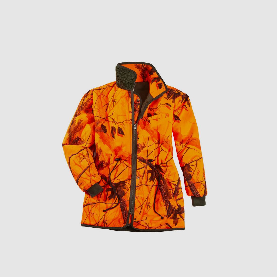 Scheibler Wendejacke Fox – Oliv/Camo Orange