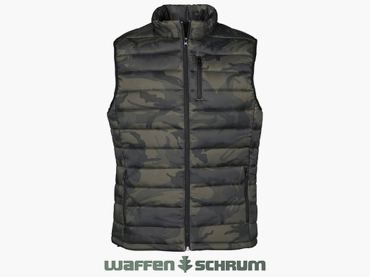 Percussion Steppweste Camo Trek Camo Khaki