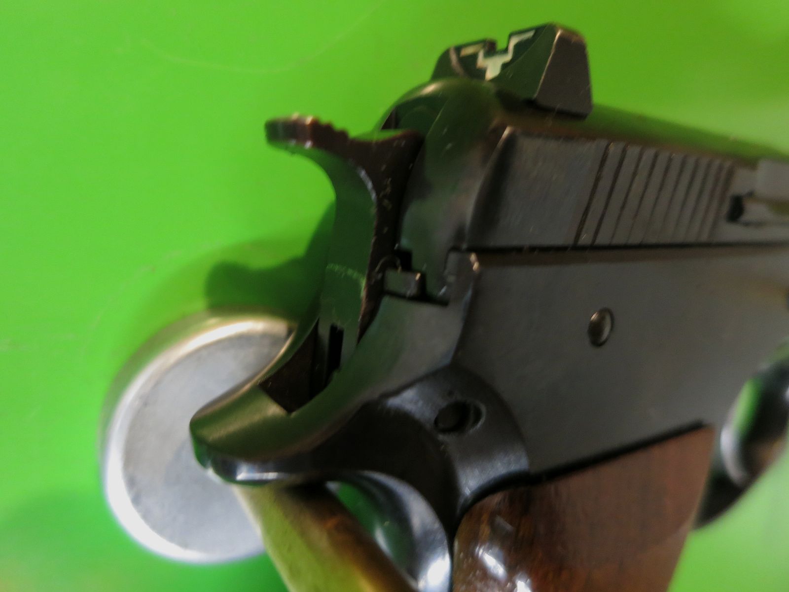 Tanfoglio TA90 Baby, semi-automatic. Self-loading sports pistol, small and handy self-defense classic, caliber 9 × 19 mm, without barrel #30