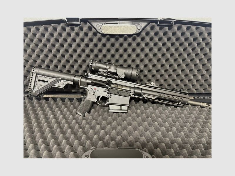 Heckler u. Koch MR308 13" incl. Elcan Specter DR 1,5x / 6x kal. 7.62, FDE richtkijker