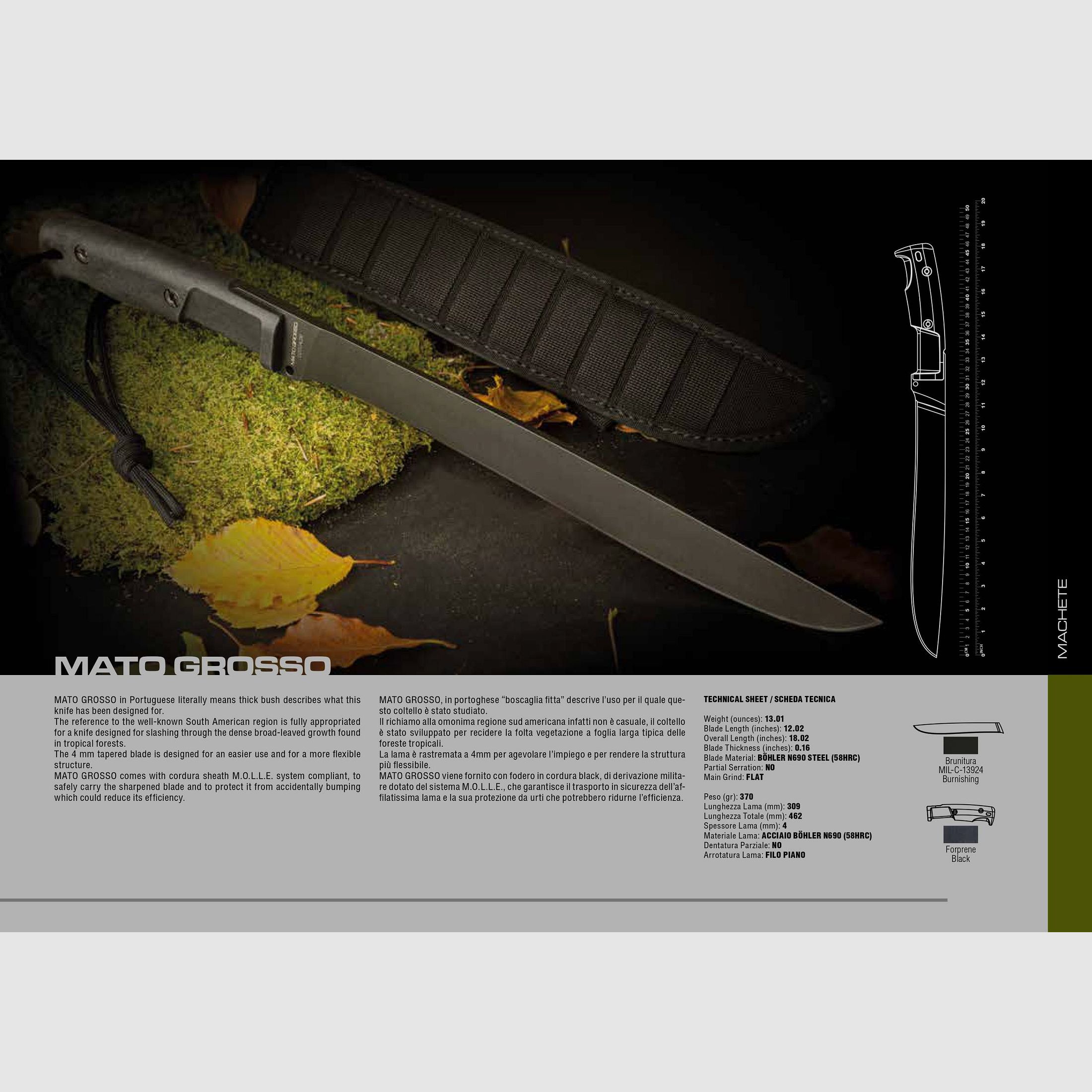 EXTREMA RATIO LAMA FISSA – MACHETE, immagine 3 di 6
