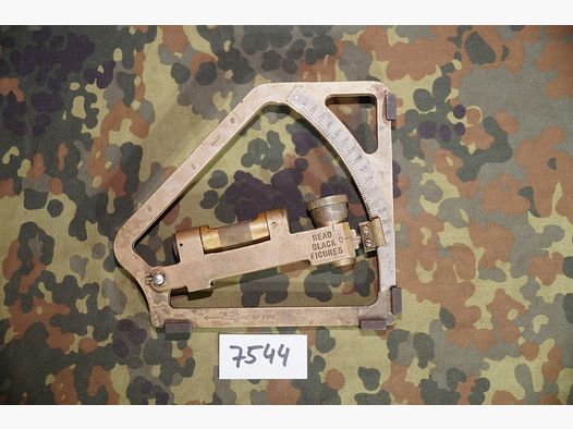 Artillerie Winkelmesser Geschütz original 2.WK? Sammlung britische Armee? kein MG42, MG34 (7544)