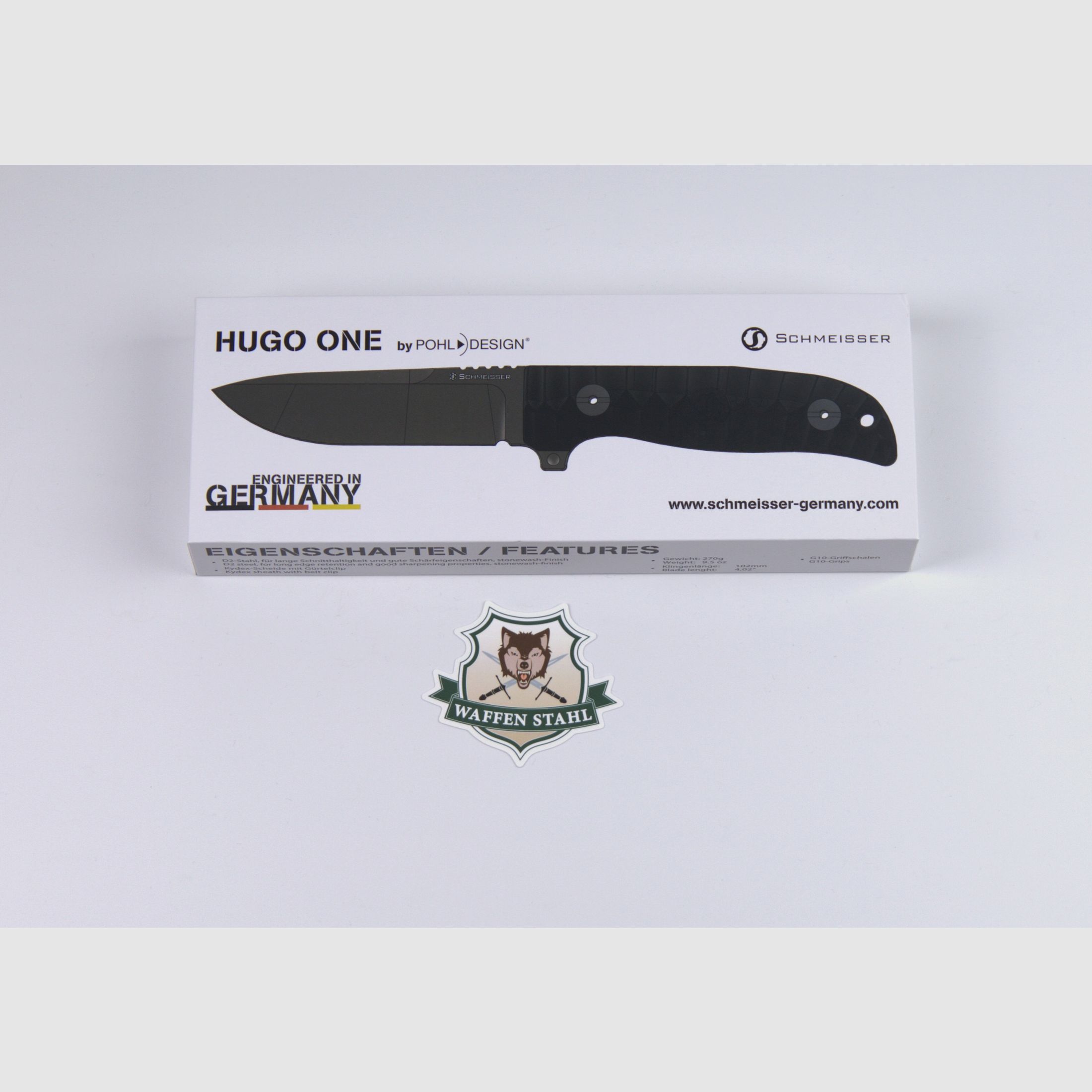 Schmeisser HUGO ONE Jagd-Messer / HUNTING KNIFE - UVP: 149,00 €