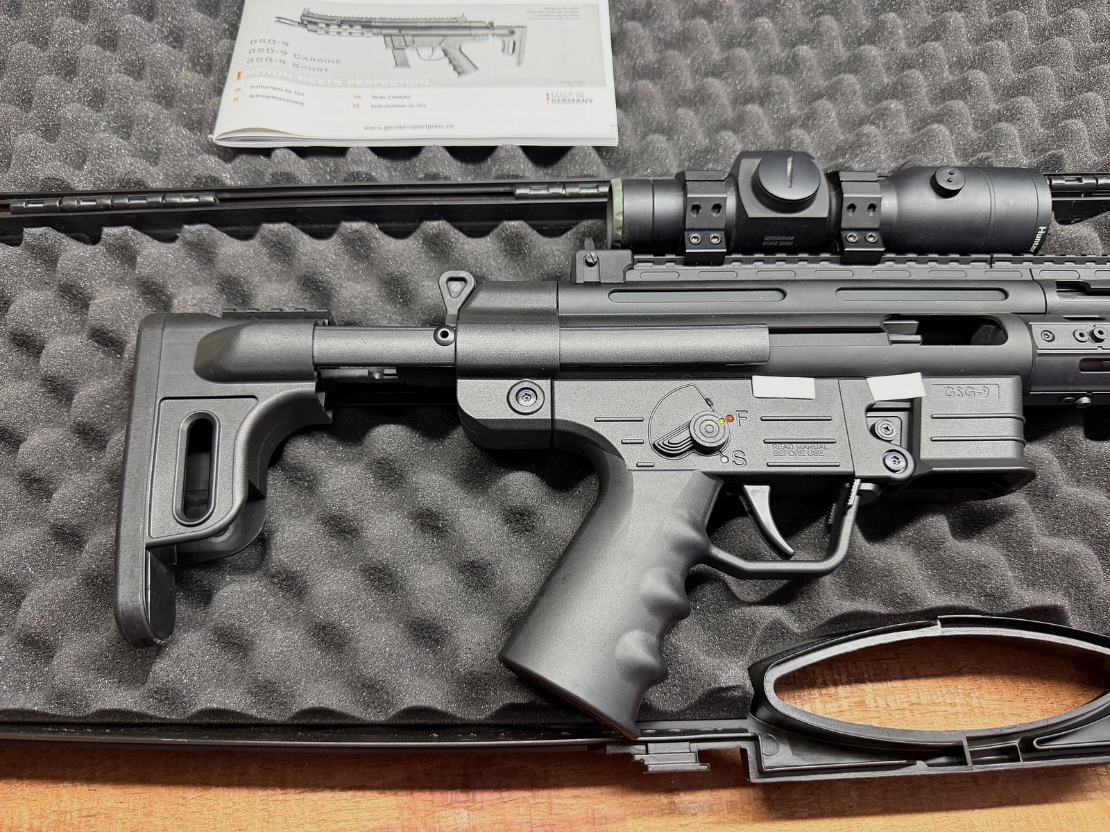 German Sport Guns Selbstladebüchse GSG-9 mit Hunter Rotpunkt, Bild 5 von 8