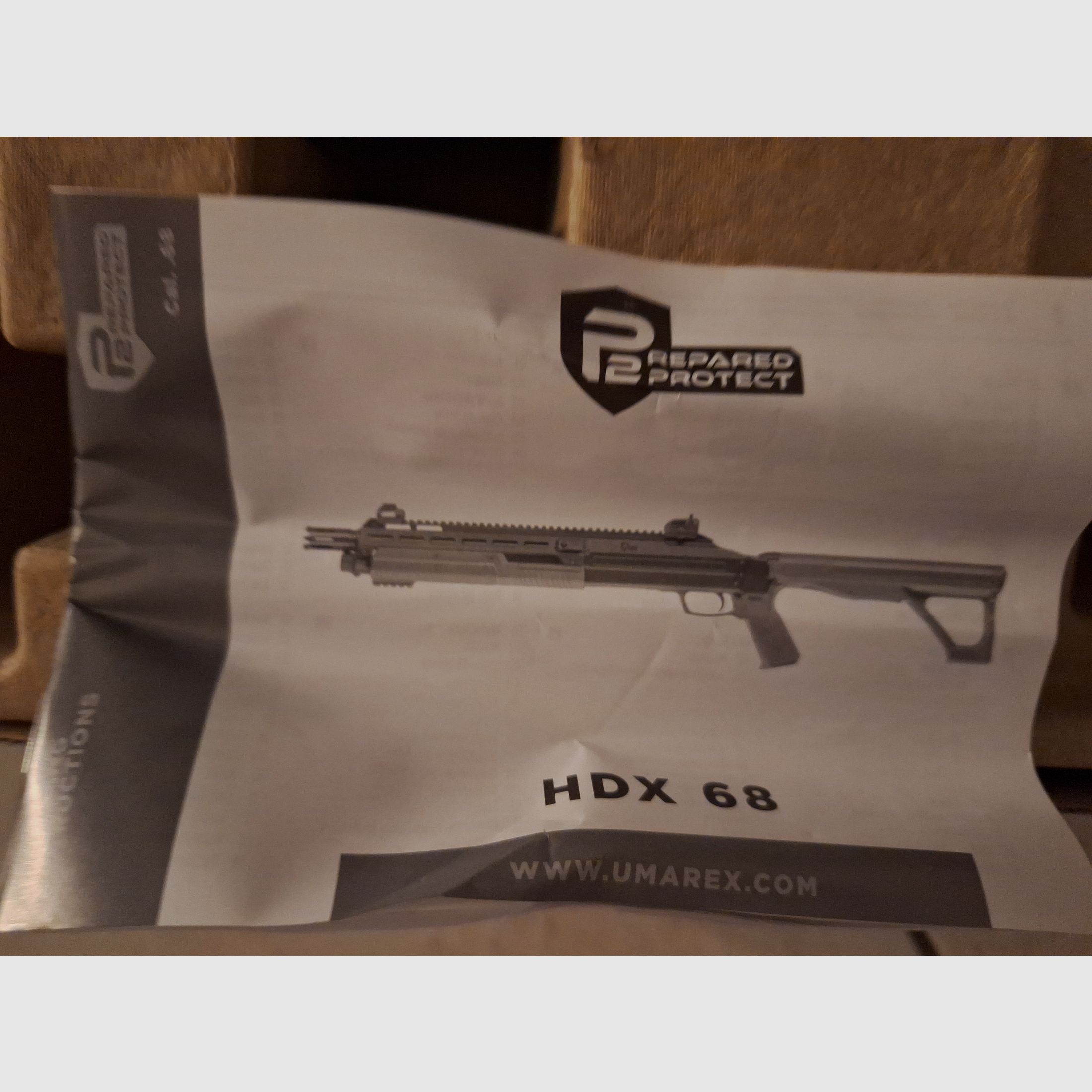 P2P HDX 68 BLACK Schwarz