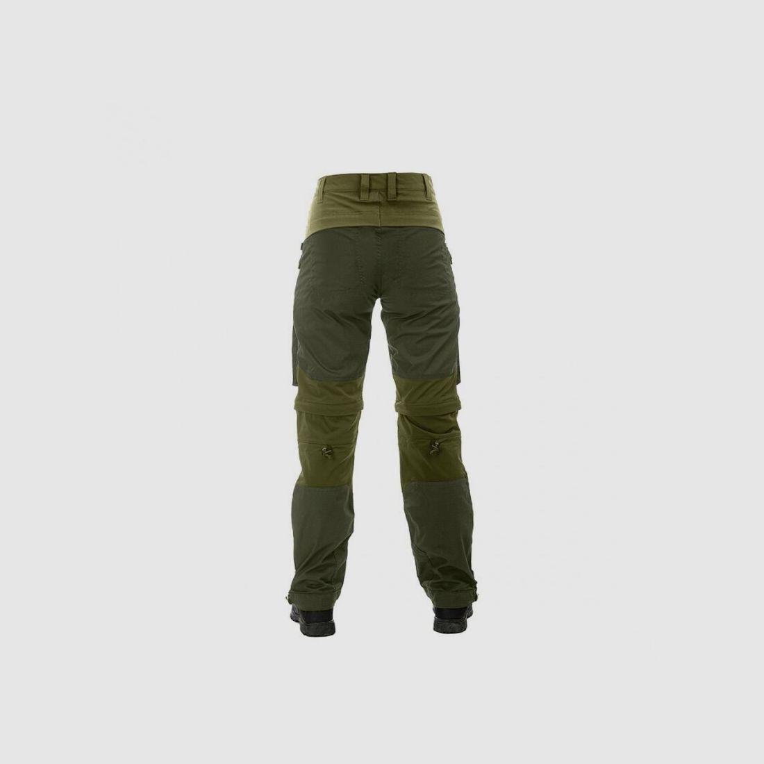 Arrak Damen Flexible Zip Off Hosen Grün