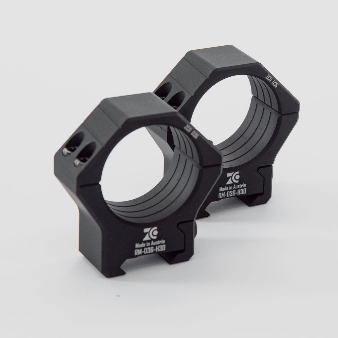 ZCO Zero Compromise Montageringe ø 36 mm H 30 / 12 FDE