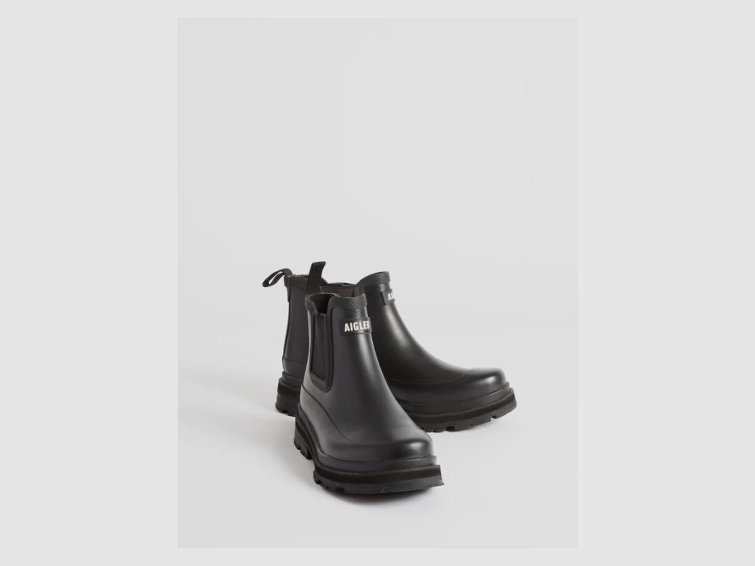 Aigle Herren Regenstiefelette Soft Rain M Schwarz 43