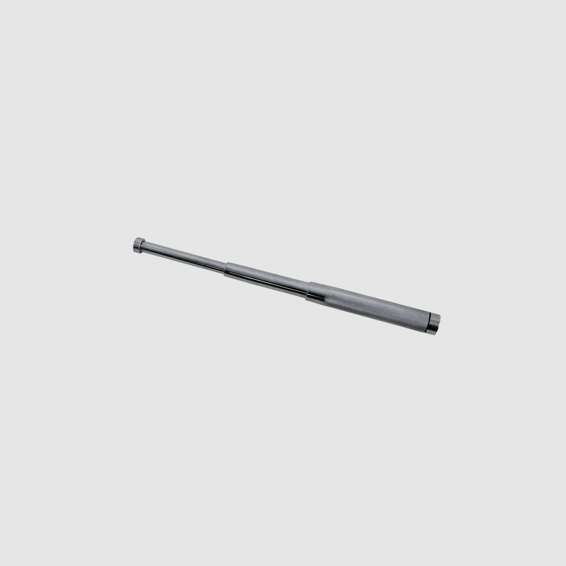 Mini telescope defense stick 12 inches silver without hand strap