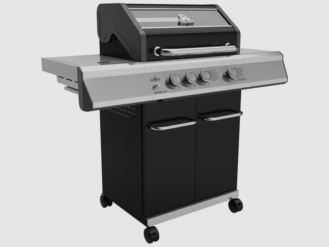 Grillfürst Gasgrill G310G mit Guseisen Rosten