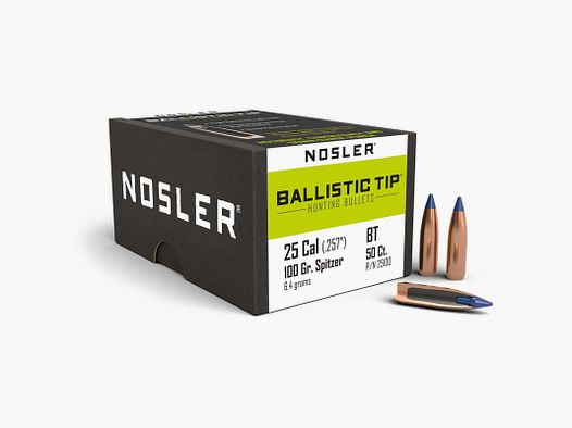 NOSLER B TIP POCISK KAL25 GR 100