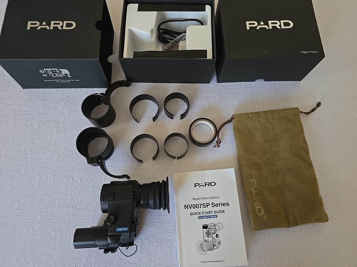 PARD NV007SP dispositif de vision nocturne 940 nm avec accessoires