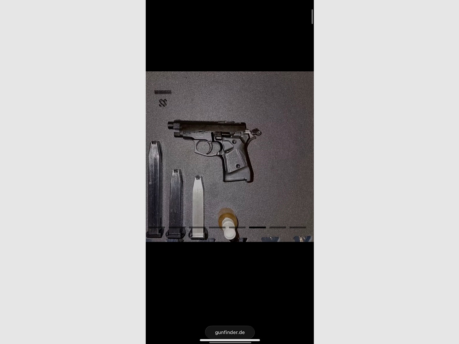 VK Zoraki 925 + Zoraki 914 Umrüst Kit Schwarz PTB 1005