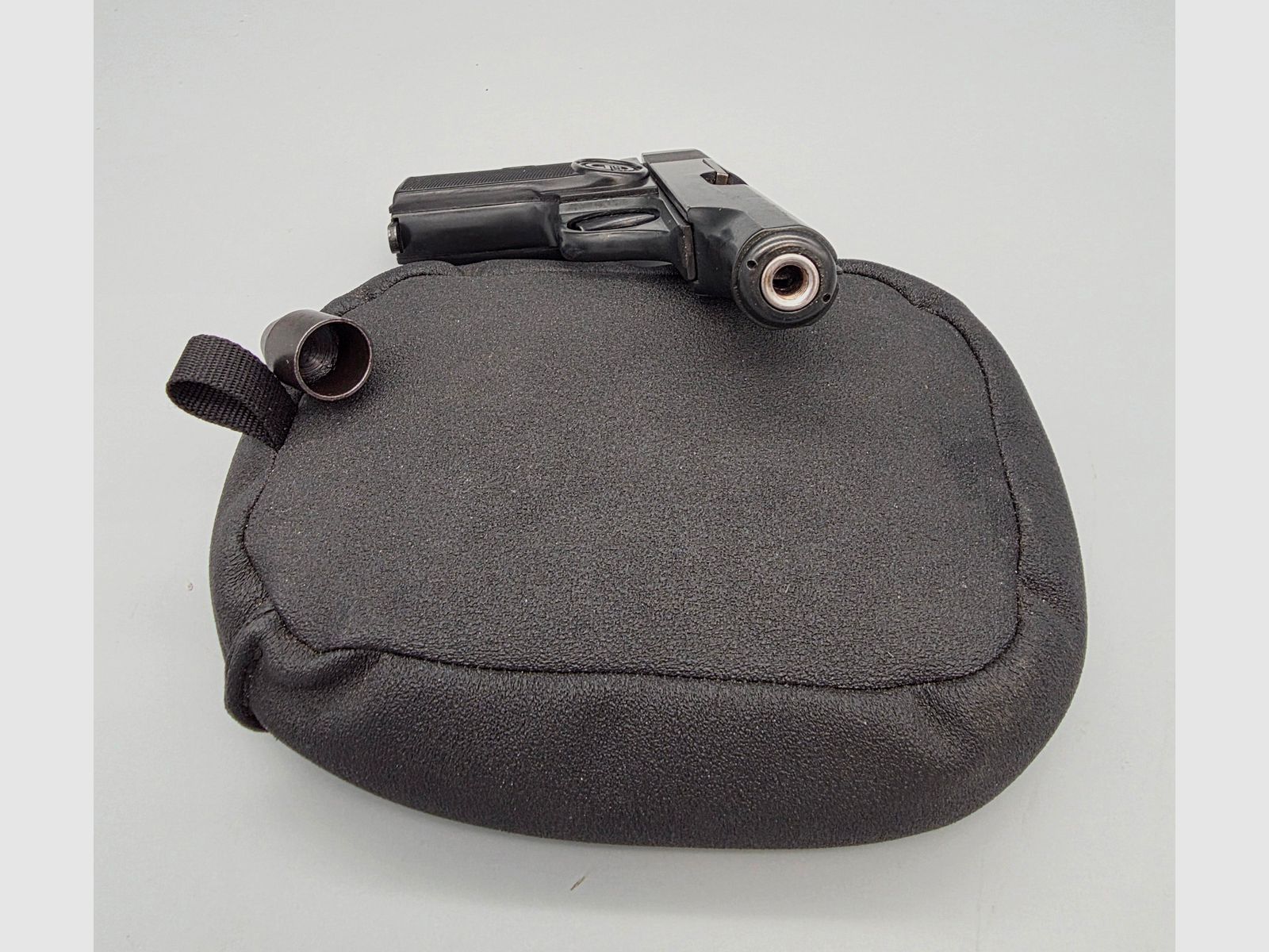 Muy raro coleccionista Geco Mod. 1910 cargador PTB 421 PAK 8mm detonación modelo Browning FN 1910