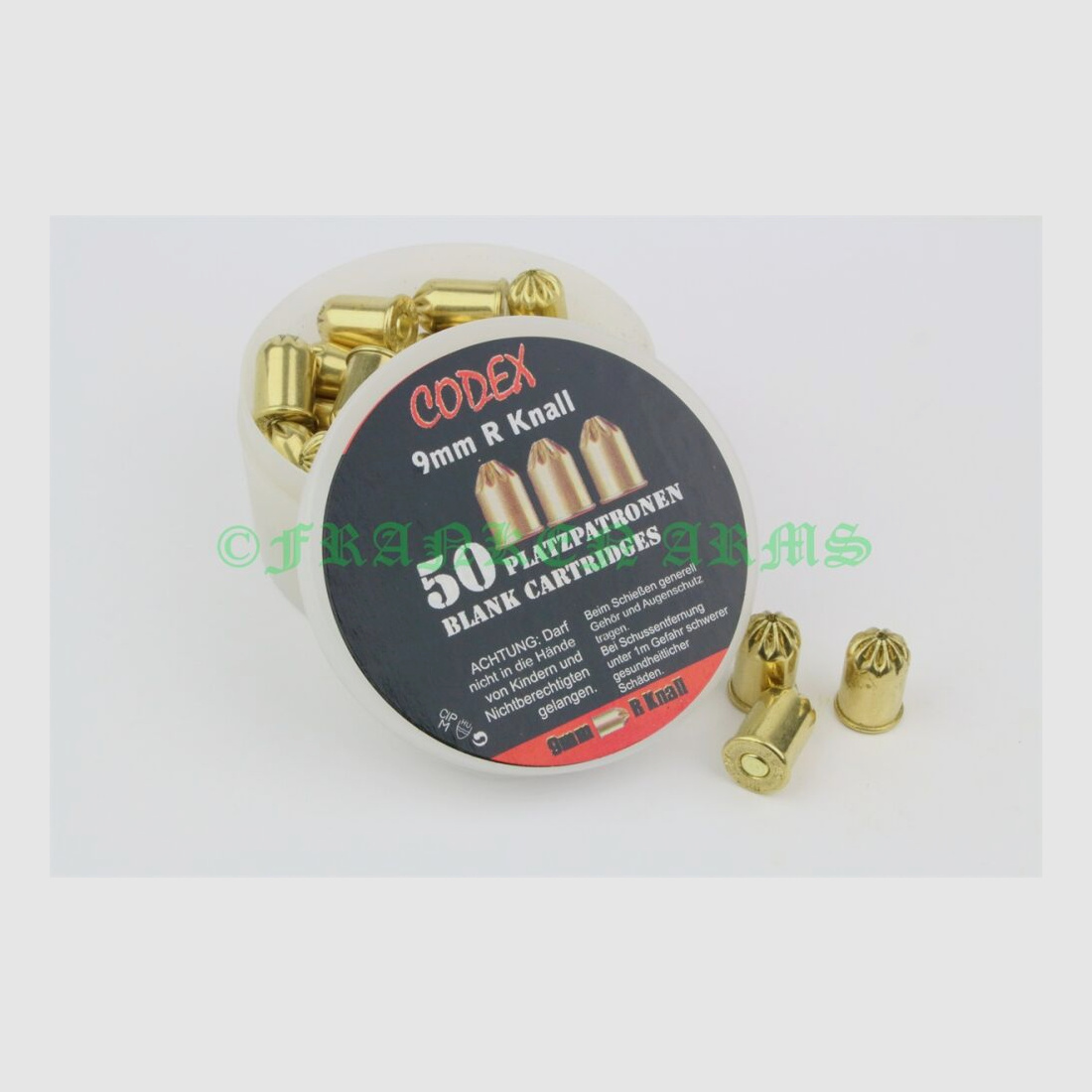 Codex 9mm R.K. 50 pieces