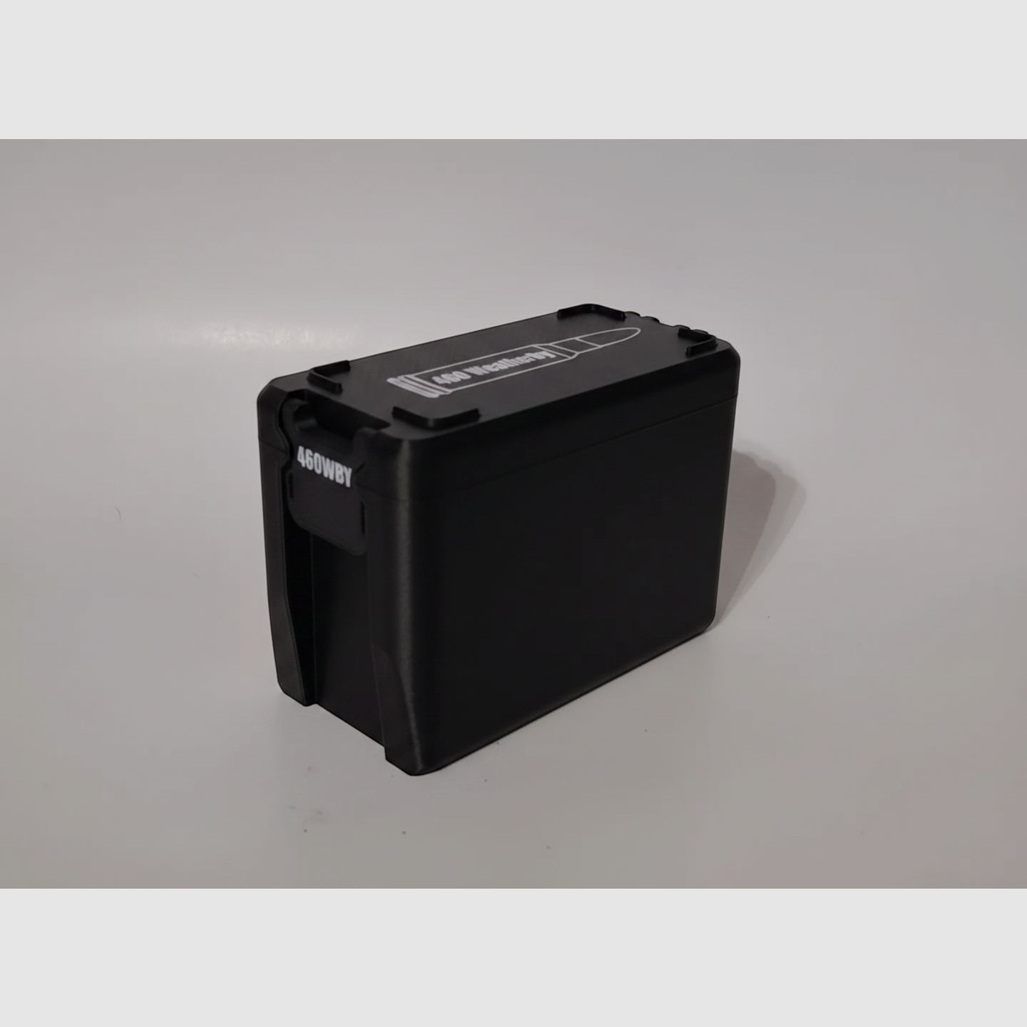 Filamelt ammunition box / 460 Weatherby / 'folding / locking lid' / cartridge box, ammo box