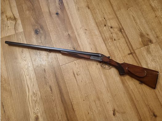 Merkel Querflinte 12/70 Doppelflinte Flinte Suhl