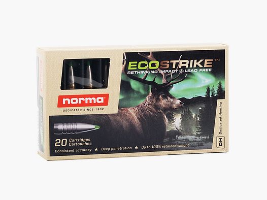 Norma .308 WIN ECOStrike Silencer 9,7G 150GR Nabojówka do karabinu bez ołowiu