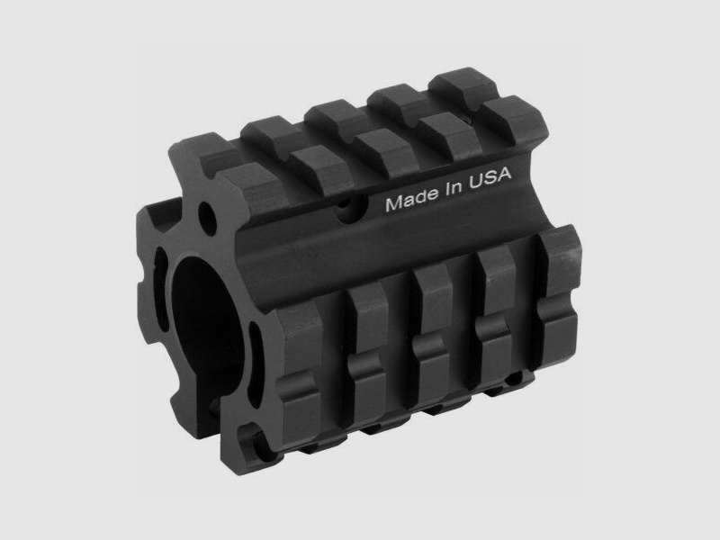 UTG PRO AR15 Low-pro Quad-rail Gas Block for .75"" Barrel