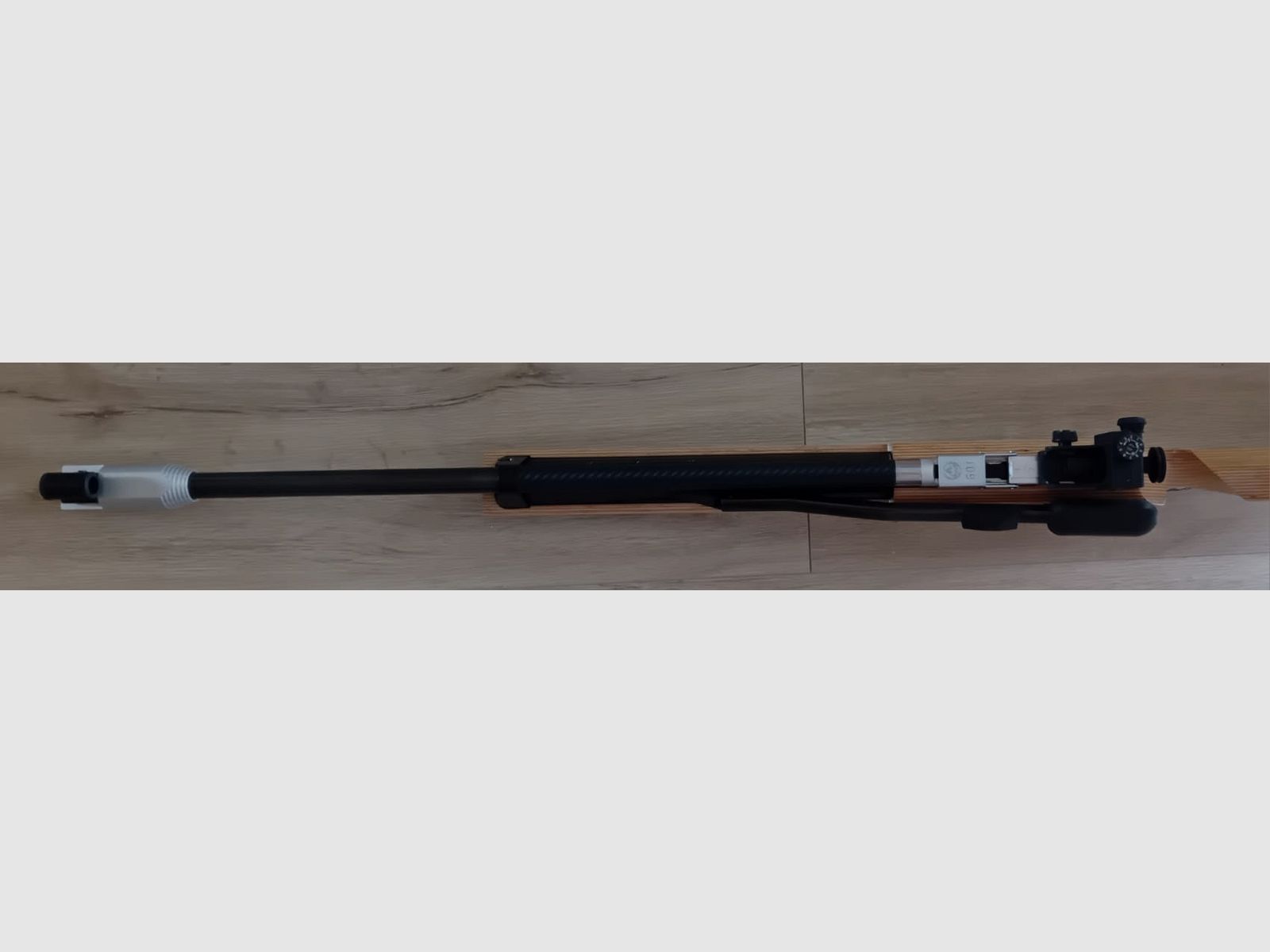 Fucile ad aria compressa Feinwerkbau 601 calciolo sinistro e sistema sinistro