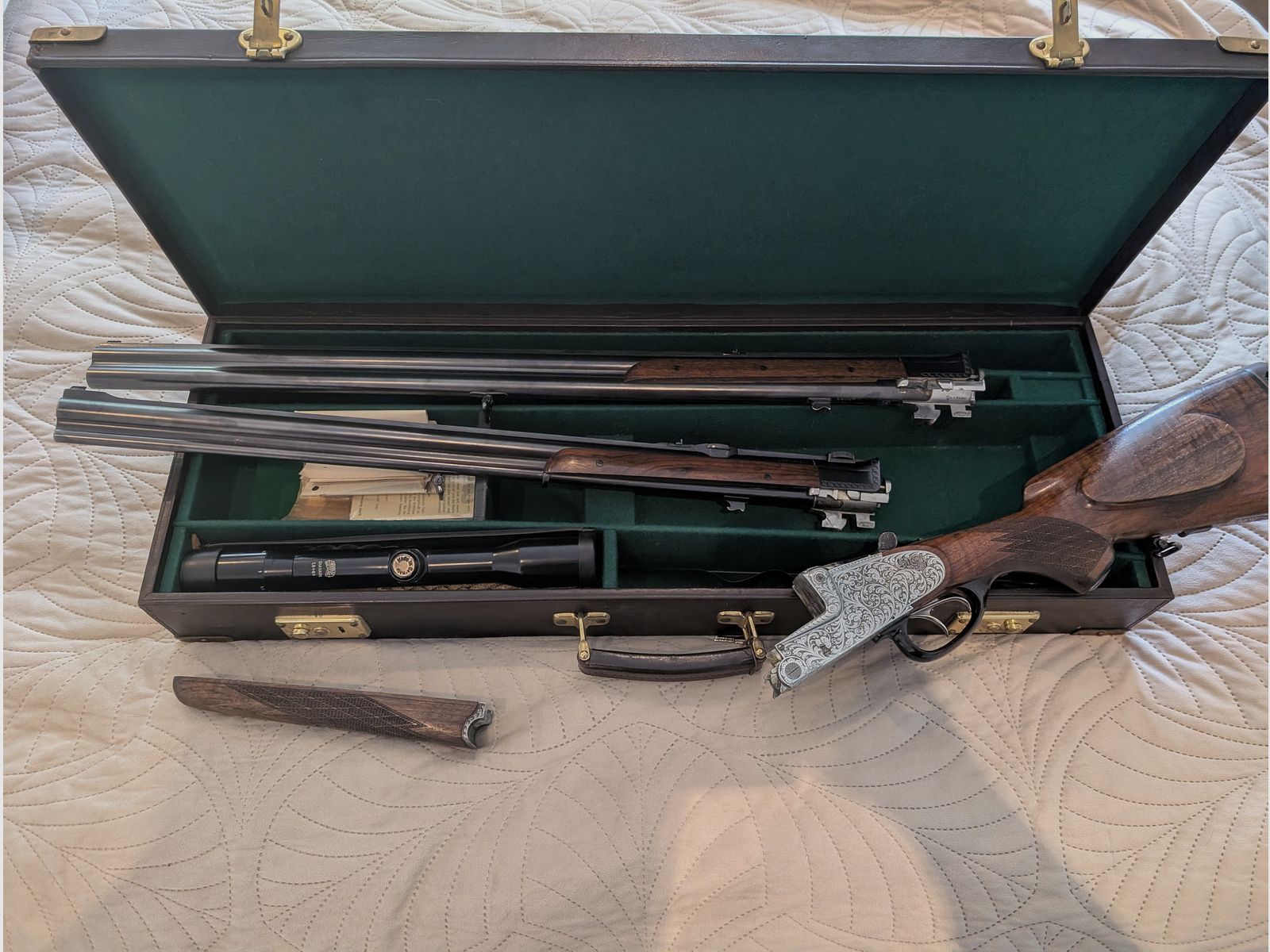Krieghoff Ulm boczny zamek BBF z wymienną lufą