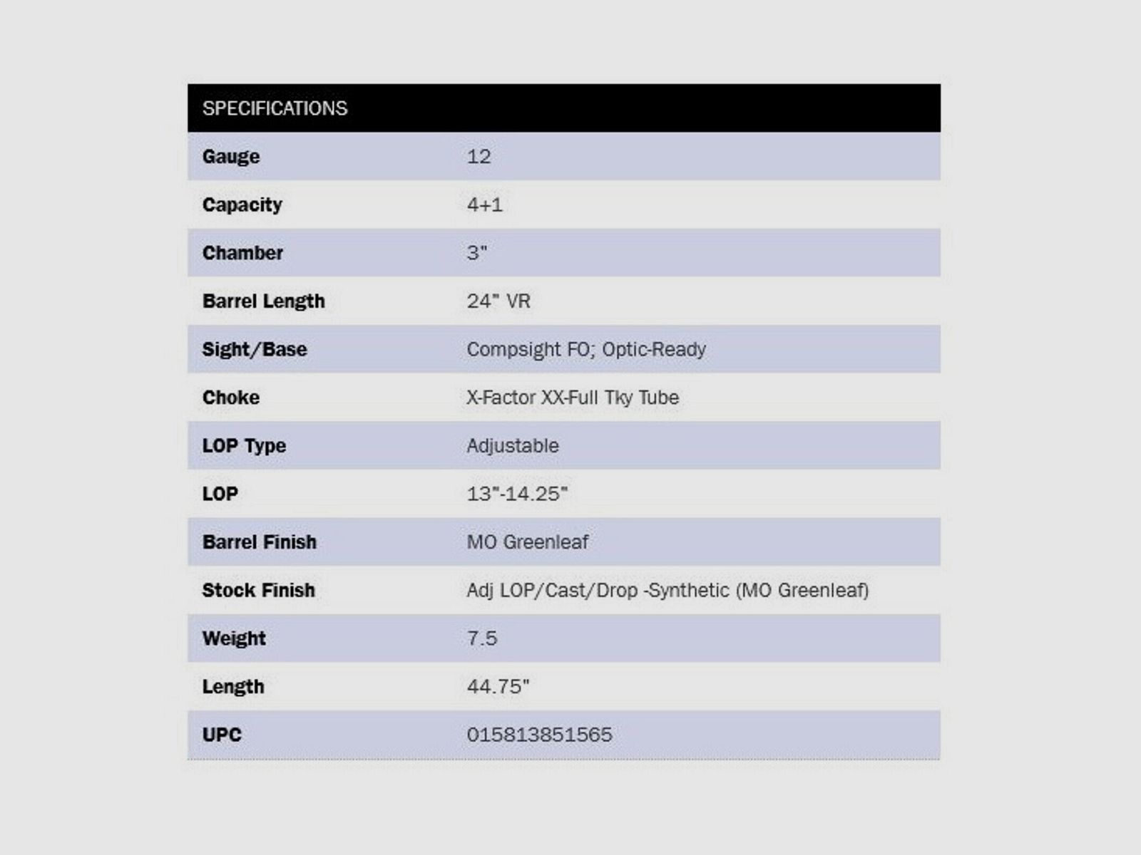 Mossberg 940 Pro Turkey 24" (24 pollici) 12/76