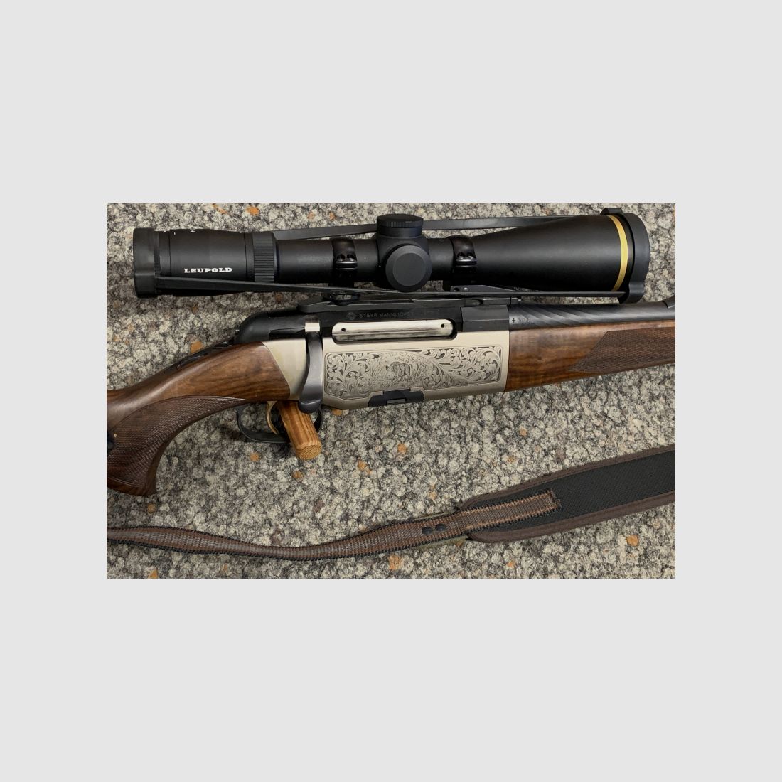 Steyr Mannlicher Luxus .270WSM. mit Leupold VX-6 3-18x50/Leuchtabs. Duplex, Mündungsgewinde