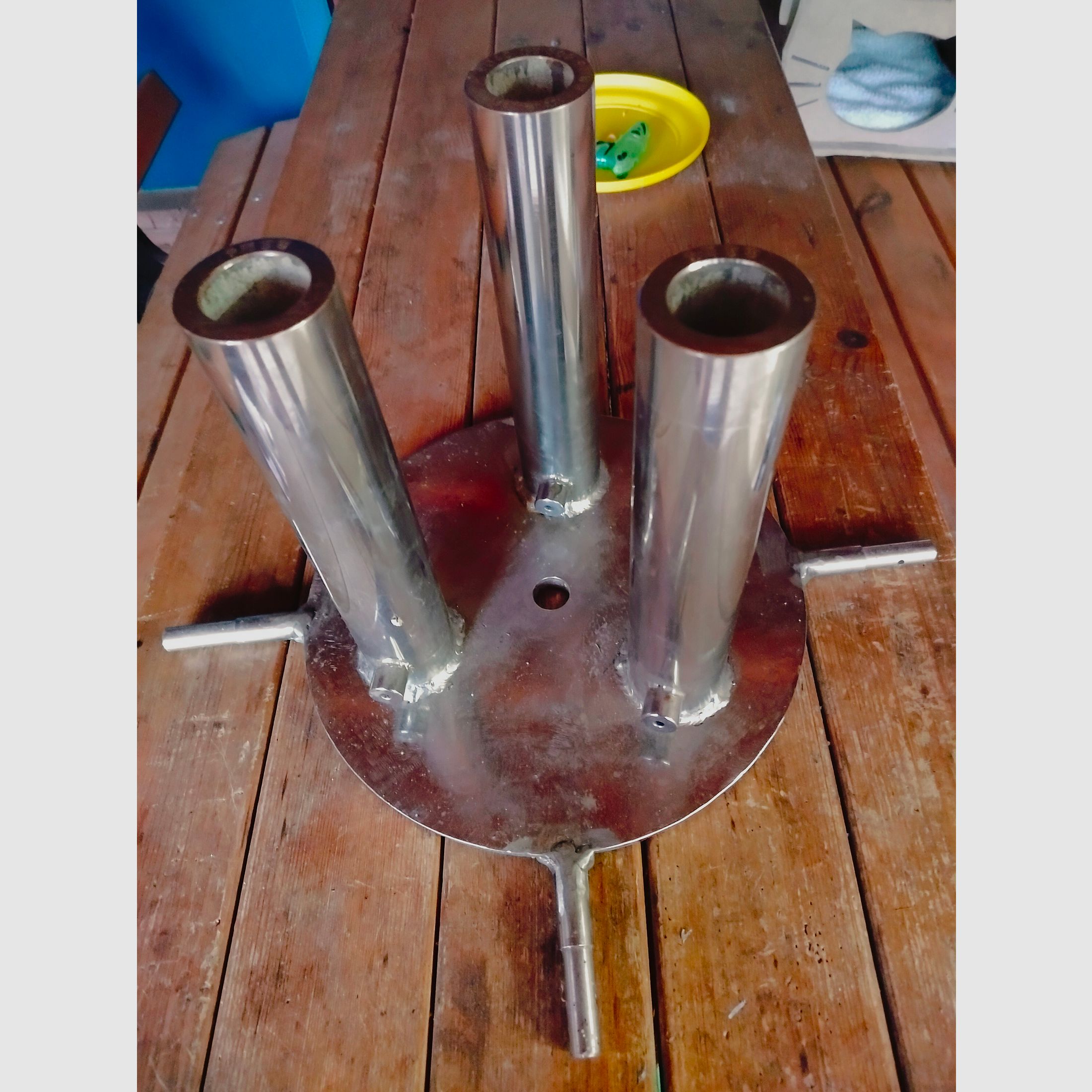 Standböller Böller RVS V2A 3-voudig 40mm