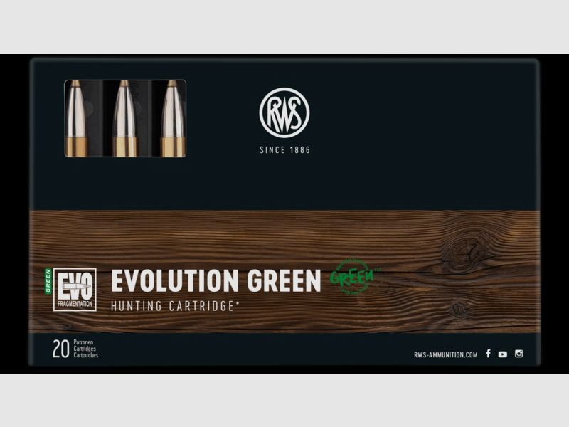 RWS Evolution Green Patronen 8,2g 127gr