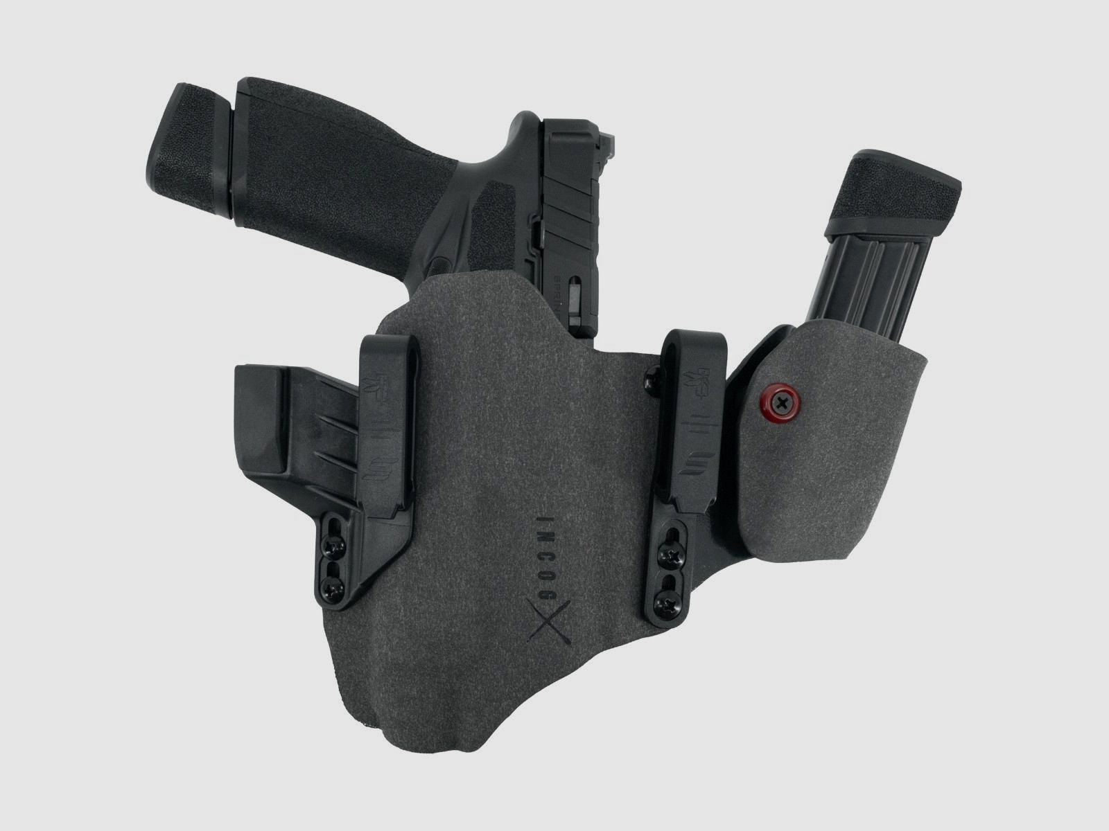 Safariland - Incog X IWB Holster for Springfield Echelon with Large Light and Mag Caddy - Right - INCOG-0-57-A-2-CX1-61-MC / SL_ICH_ECH_L, image 11 of 12