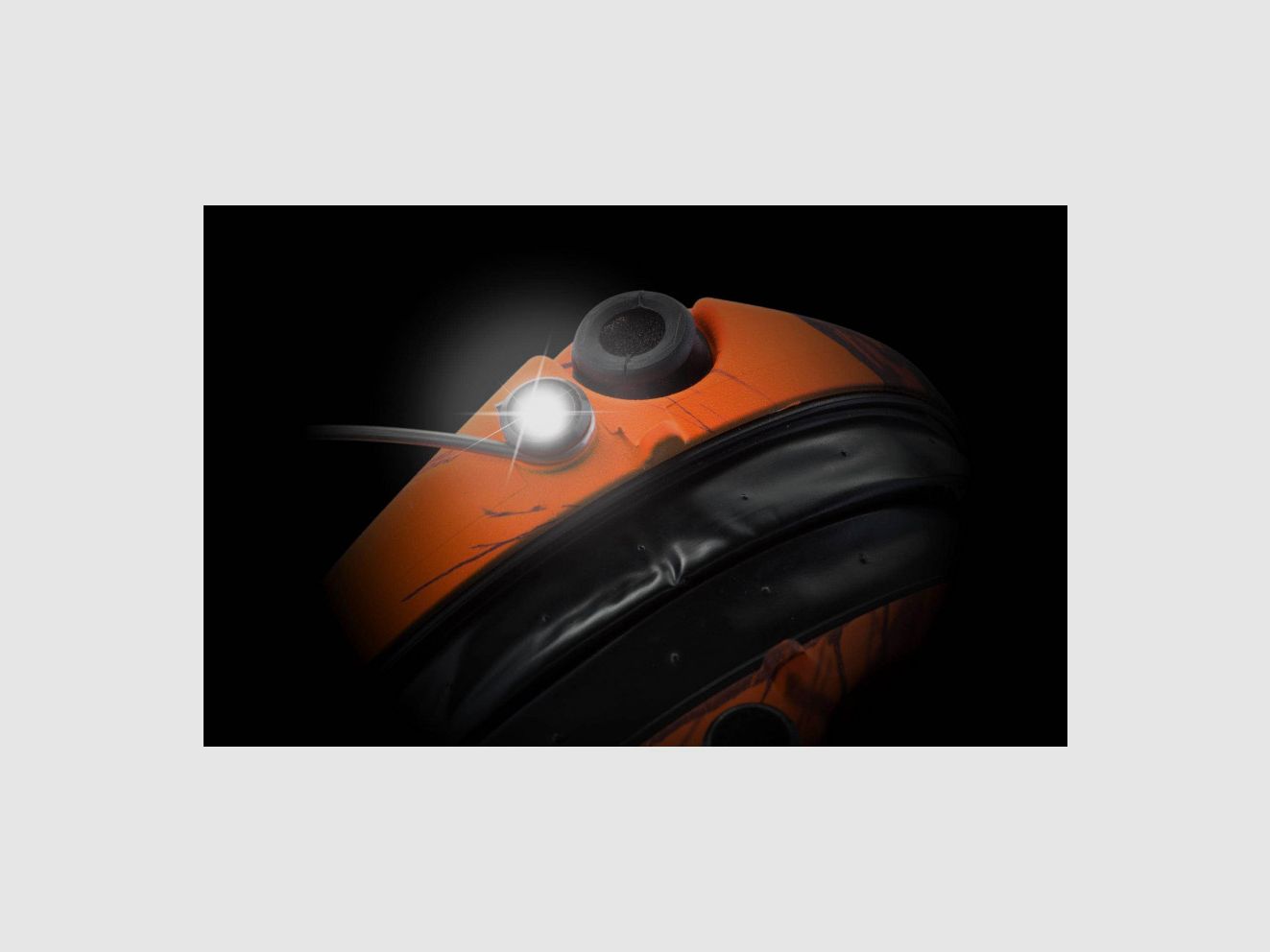 Casque audio amplifié MSA SUPREME PRO X Camo Orange, image 7 sur 7