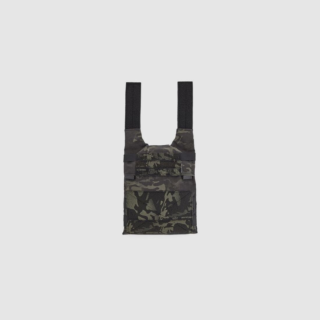 SPIRITUS SYSTEMS LV-119 FRONT OVERT PLATE BAG (MEDIUM) – MULTICAM BLACK