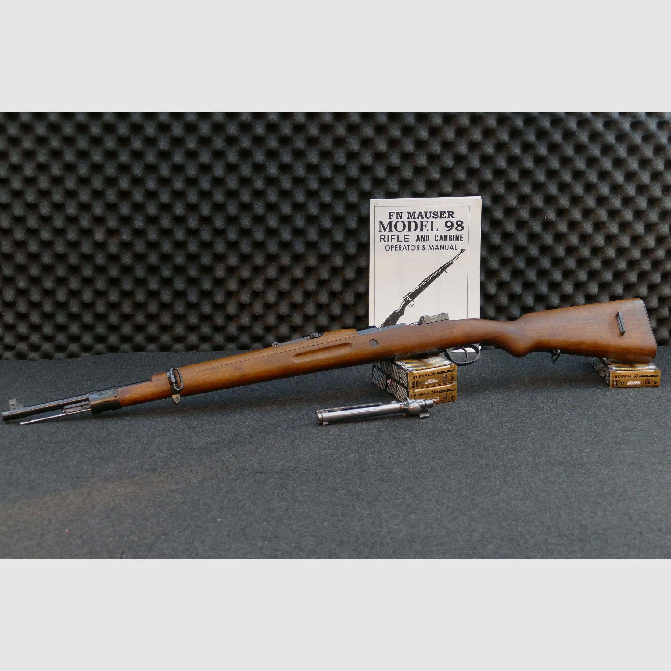FN Herstal, Mauser Model 98, carbine, .308Win, carbine, tracking, going through, ordinance