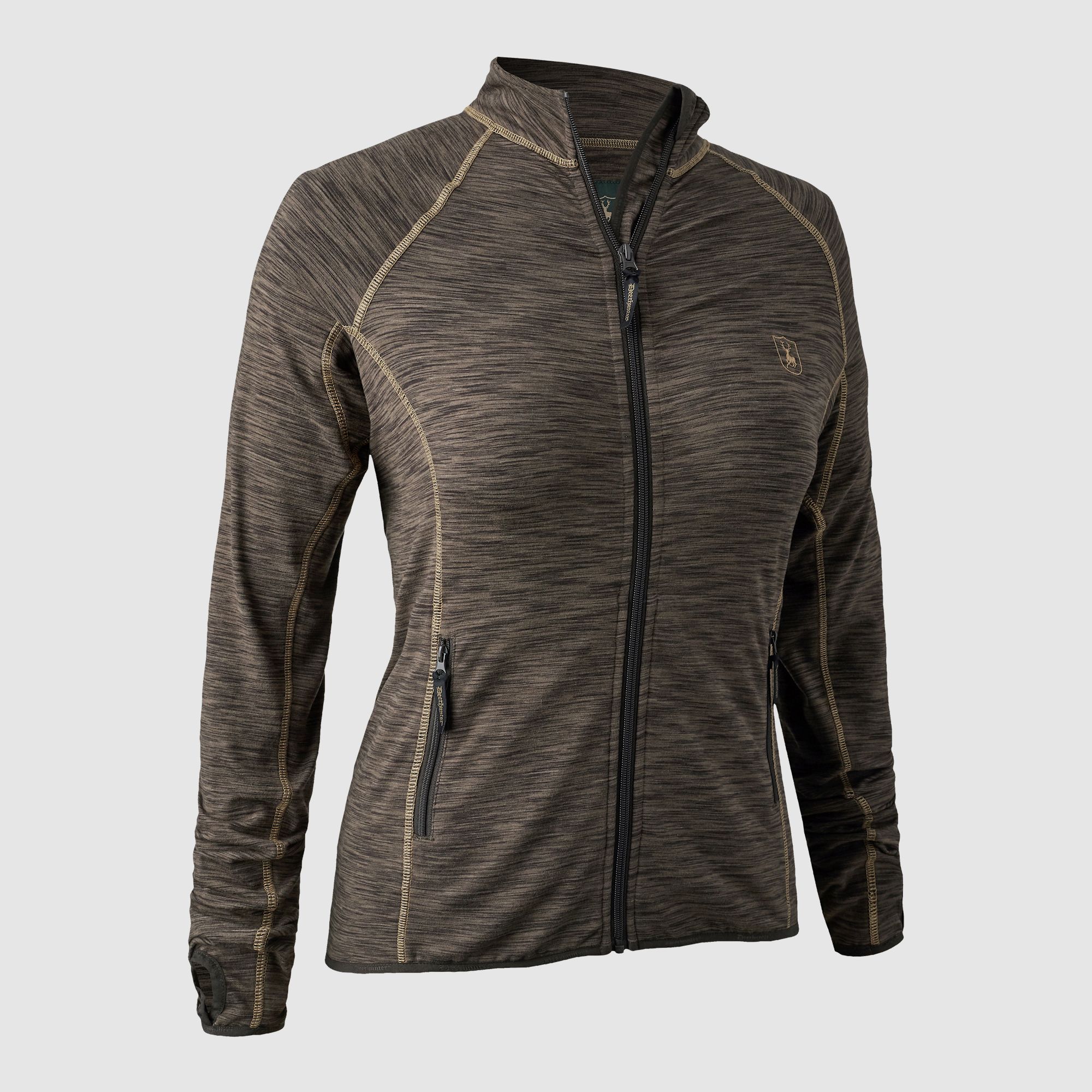 Deerhunter Lady Insulated Fleece Brown Melange 48