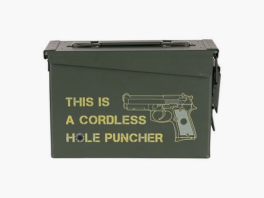 Caisse à munitions | cal. .30 | Perforateur de trous sans fil