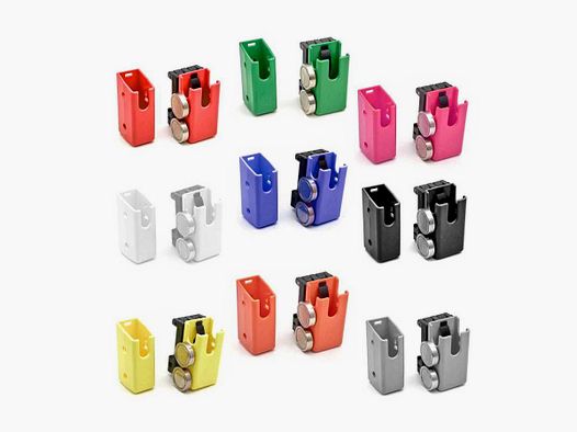 Ghost 360 CLIP D Magazine Pouch with Double Magnet, Color: White