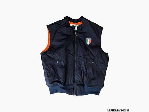 Quilted Flight Vest (Blue)