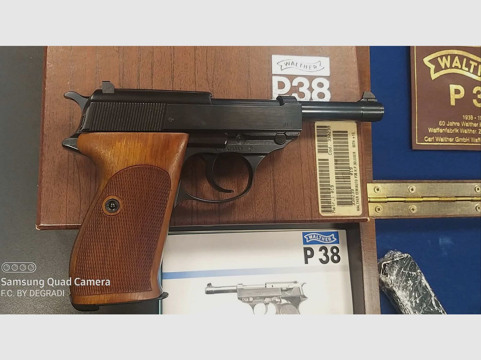Walther P38 Commemorativa Edizione Limitata dei 60 anni, immagine 6 di 6