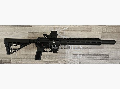 Schmeisser AR15-9 SD S4F 10" Kal. 9mm Luger met Falke LE Roodpuntvizier - Nieuwe goederen van de vakhandel