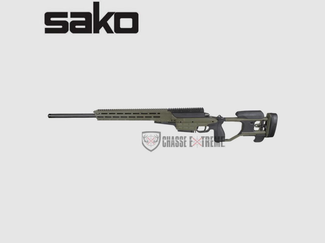 SAKO TRG22 A1 Bolt-Action Rifle Green Od Cal. 260 Rem 66cm Folding Stock, image 2 of 2