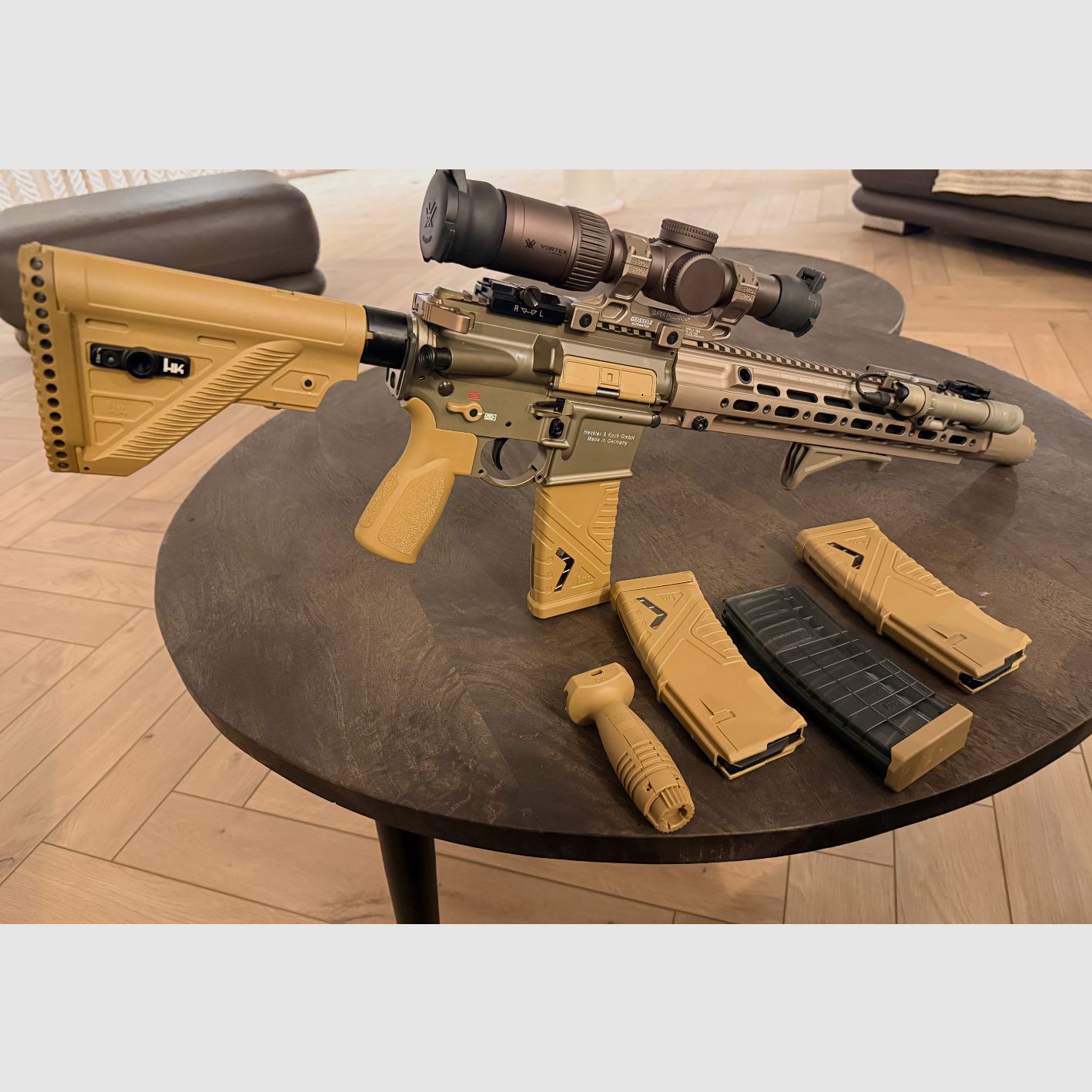 HK MR223 A3 14.5” – Geissele / Vortex Razor setup – As good as new