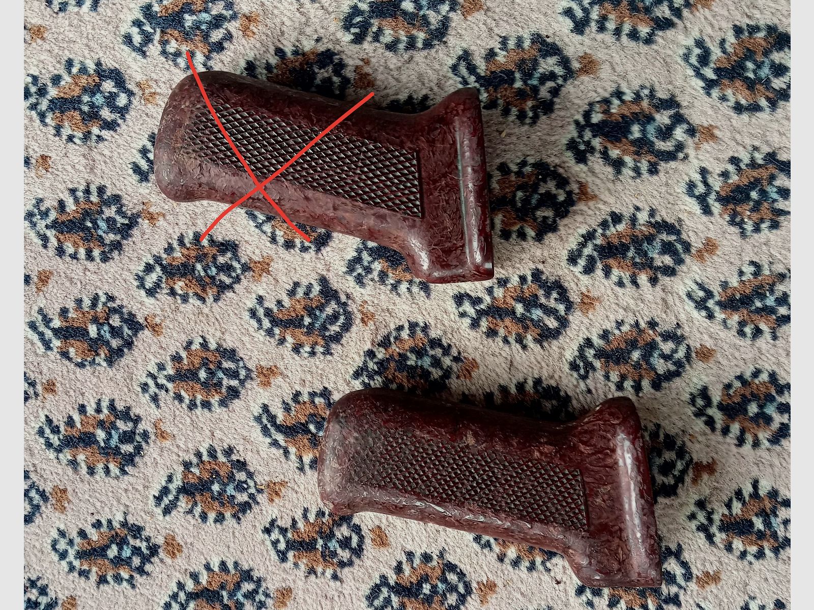 Poignée en bakélite AK avec inscription / gravure militaire / inscription d'art de tranchée / AKM AK74 AK-100
