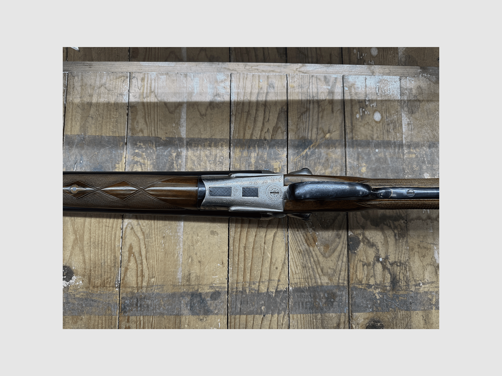 USED – SIDE-BY-SIDE SHOTGUN – BELGA MANIFACTURE LIEGEOISE ACCIAIO COCKERILL cal. 16, image 6 of 7
