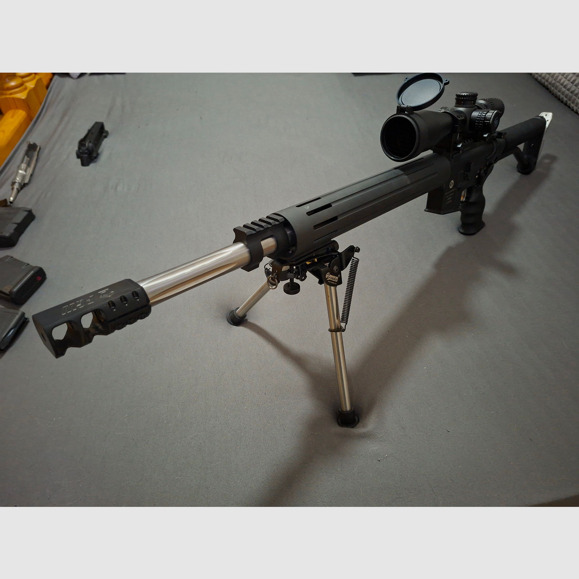 Schmeisser AR15 Ultramatch STS 20 cal .223 incl. CMMG Einstekcsystem per cal 22lr.